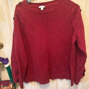 Red sweater